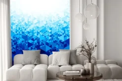 Naklejka: Abstrakcyjne tło z sześciokątów