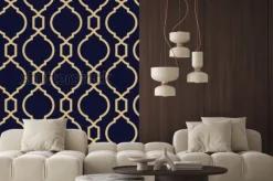 Naklejka: Abstrakcyjny wzór w stylu arabskim. bezszwowe tło geometryczne.