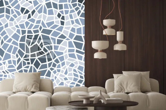 Naklejka: Abstrakcyjny wzór bez szwu