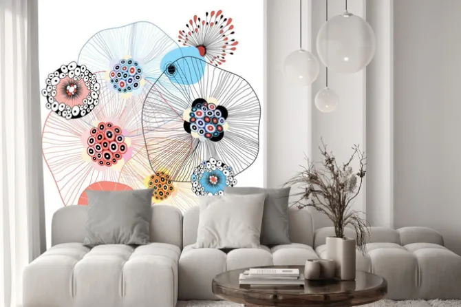 Naklejka: Abstrakcyjnych elementów