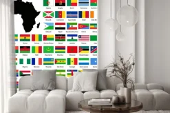 Naklejka: African flags