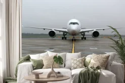 Naklejka: Airbus a350 przedni