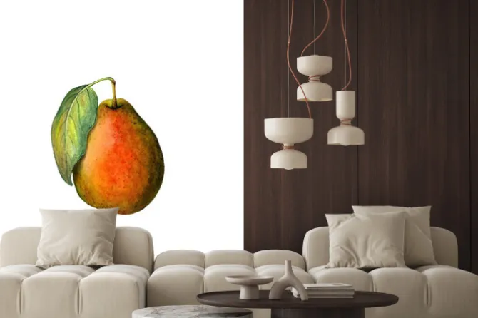 Naklejka: Akwarela gruszki