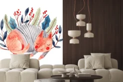 Naklejka: Akwarela ilustracji.