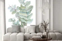 Naklejka: Akwarele ilustracji liści