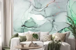 Naklejka: Akwarelowa abstrakcja w pastelowej tonacji