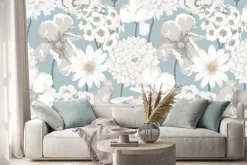 Naklejka: Albie floral pattern