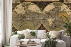 Naklejka: Ancient map