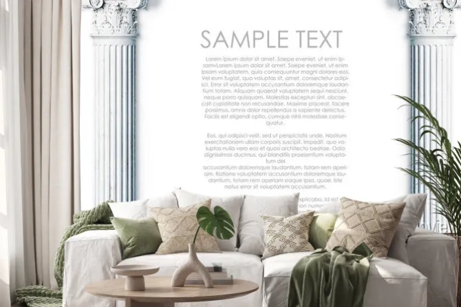 Naklejka: Antyczne kolumny kolumny