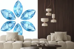 Naklejka: Aquamarine (wysokiej rozdzielczości obrazu 3d)