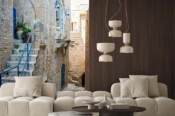 Naklejka: Arabskie miasteczko jaffa z niebieskimi elementami