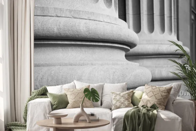 Naklejka: Architectural columns in a classic federal buuilding