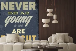 Naklejka: Archiwalne ilustracji typografii wektora z grunge skutki. może