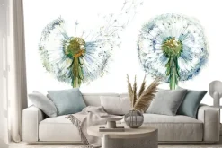 Naklejka: Artystyczne dmuchawce z detalami