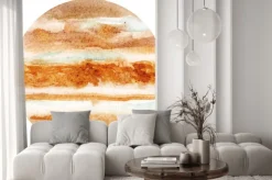 Naklejka: Artystyczne przedstawienie planety jowisz