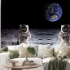 Naklejka: Astronauts moon landing earth