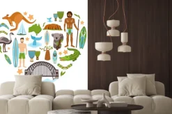 Naklejka: Australia kształt serca