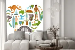 Naklejka: Australia kształt serca