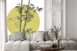 Naklejka: Bamboo ilustracja