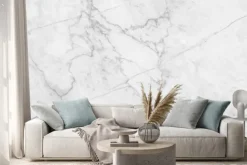 Naklejka: Bia? ej marmuru tekstury t? a, abstrakcyjne marmurowe tekstury