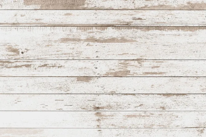 Naklejka: Biała deska drewniana tekstura