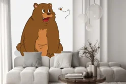 Naklejka: Brązowy niedźwiedź