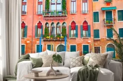 Naklejka: Budynki w wenecji na canal grande