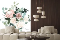 Naklejka: Bukiet w stylu boho