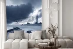 Naklejka: Burza na morzu