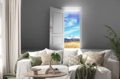 Naklejka: Campagna porta aperta su