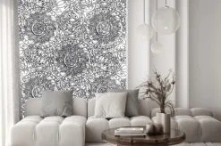 Naklejka: Chaotyczny streszczenie tle.