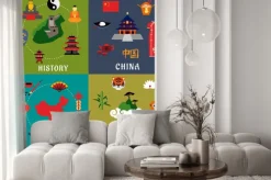 Naklejka: Chiny historia, kultura i charakter ikony