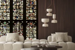 Naklejka: Ściana z witrażami