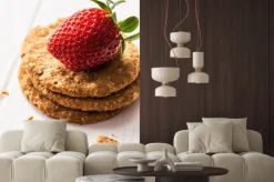 Naklejka: Ciasteczka owsiane z kiwi dżemem