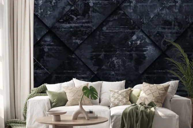 Naklejka: Ciemny grungy tła (strony głowy) - ilustracja 3d