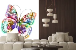 Naklejka: Colorful isolated butterfly