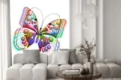 Naklejka: Colorful isolated butterfly