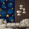 Naklejka: Cute seamless pattern with stars.