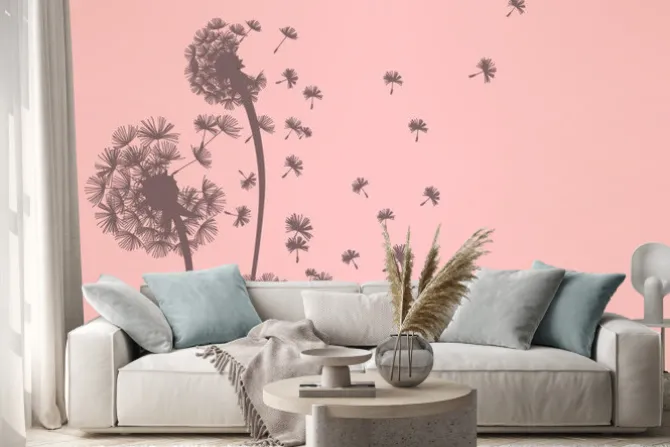 Naklejka: Dandelion vector plik eps10