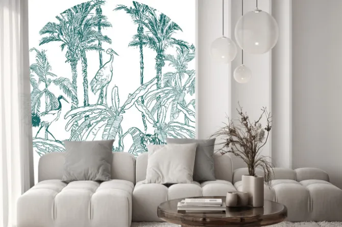 Naklejka: Egzotyczna dżungla