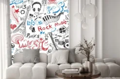 Naklejka: Element hand music remis