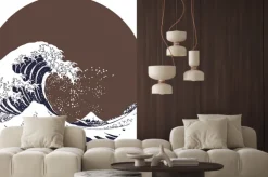 Naklejka: Fala podczas sztormu