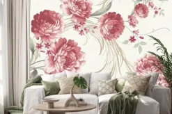Naklejka: Flower, background pattern, wallpaper design