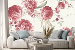 Naklejka: Flower, background pattern, wallpaper design