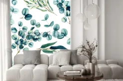 Naklejka: Gałązki oliwne i eukaliptusowe