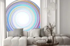 Naklejka: Ilustracja abstrakcyjna mandala