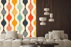 Naklejka: Kolorowy wzór abstrakcyjny