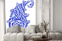 Naklejka: Kwiatowy ornament ozdobny