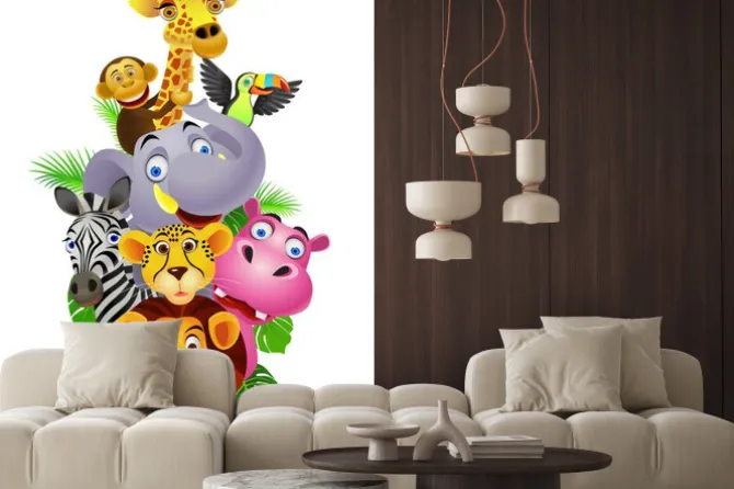 Naklejka: Śmieszne zwierzęta