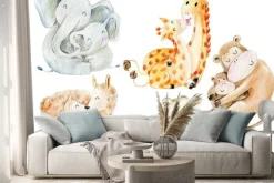 Naklejka: Mom and baby